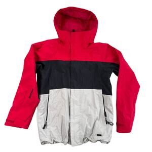 Vintage Burton Dryride Snowboard Jacket Red, Black Color block Men's S Winter